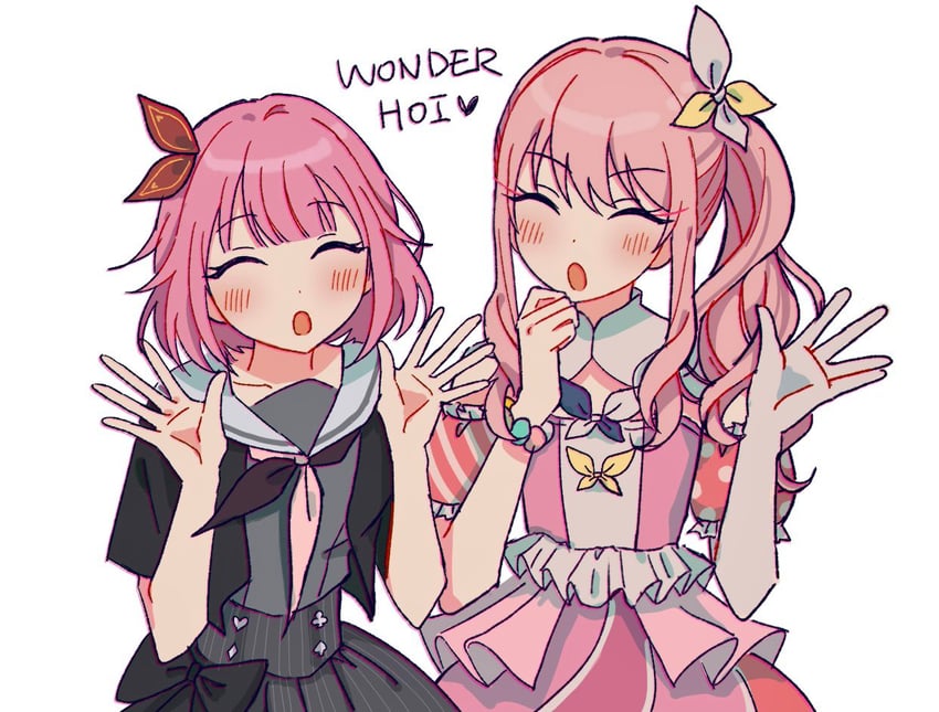 akiyama mizuki and ootori emu (project sekai) drawn by mzk8827