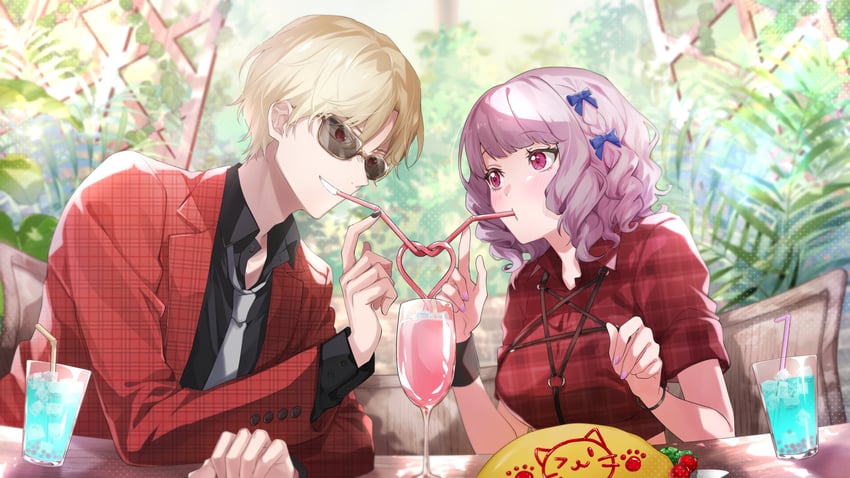 sukoya kana and online character (nijisanji) drawn by hino_h
