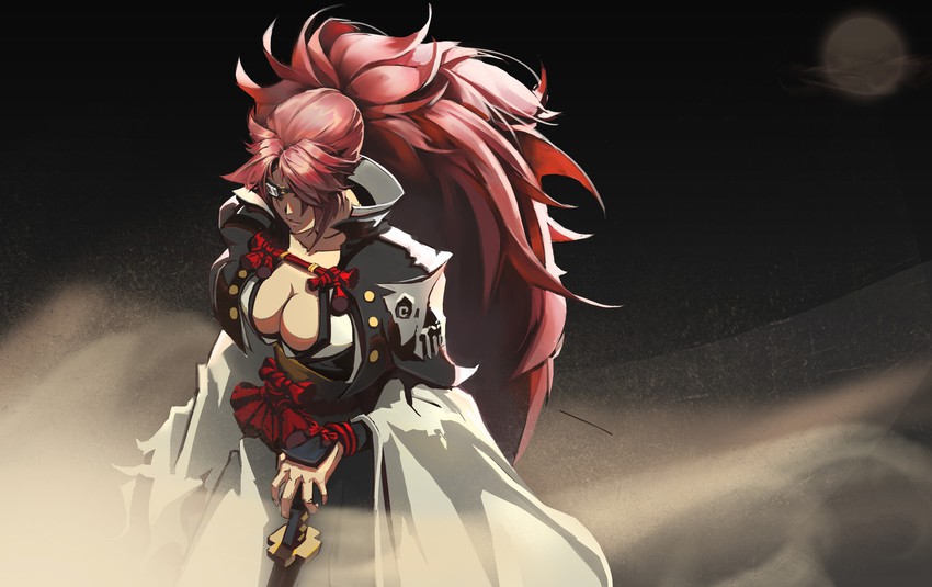 baiken (guilty gear and 1 more) drawn by pan_xuan