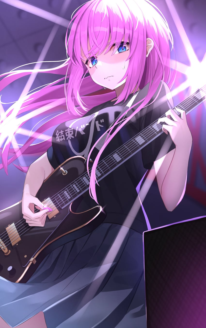gotoh hitori (bocchi the rock!) drawn by mutenka_(plfgb)
