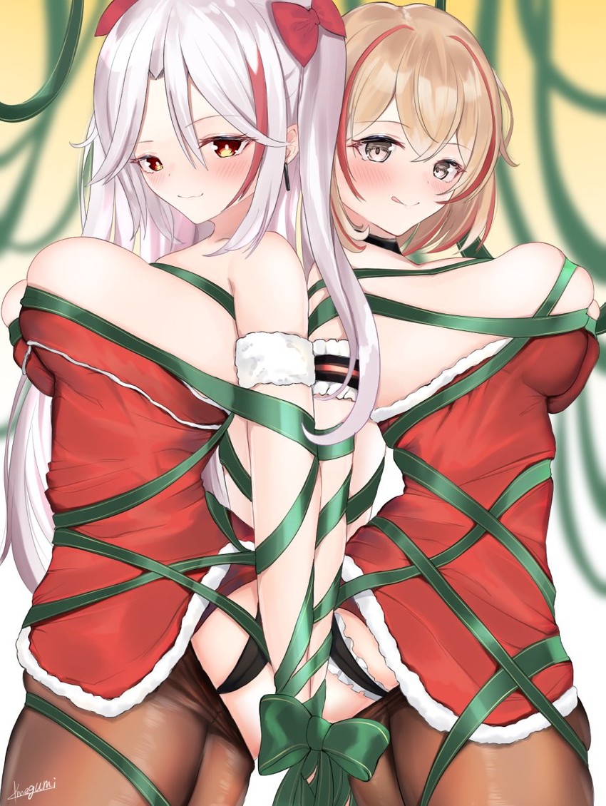 prinz eugen and roon (azur lane) drawn by megumi_kei