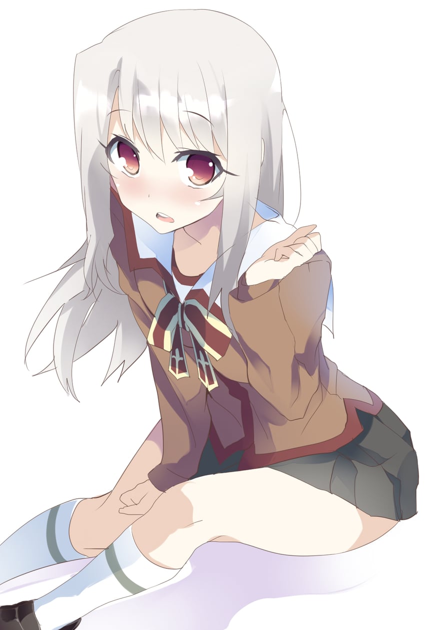 illyasviel von einzbern (fate and 1 more) drawn by thu