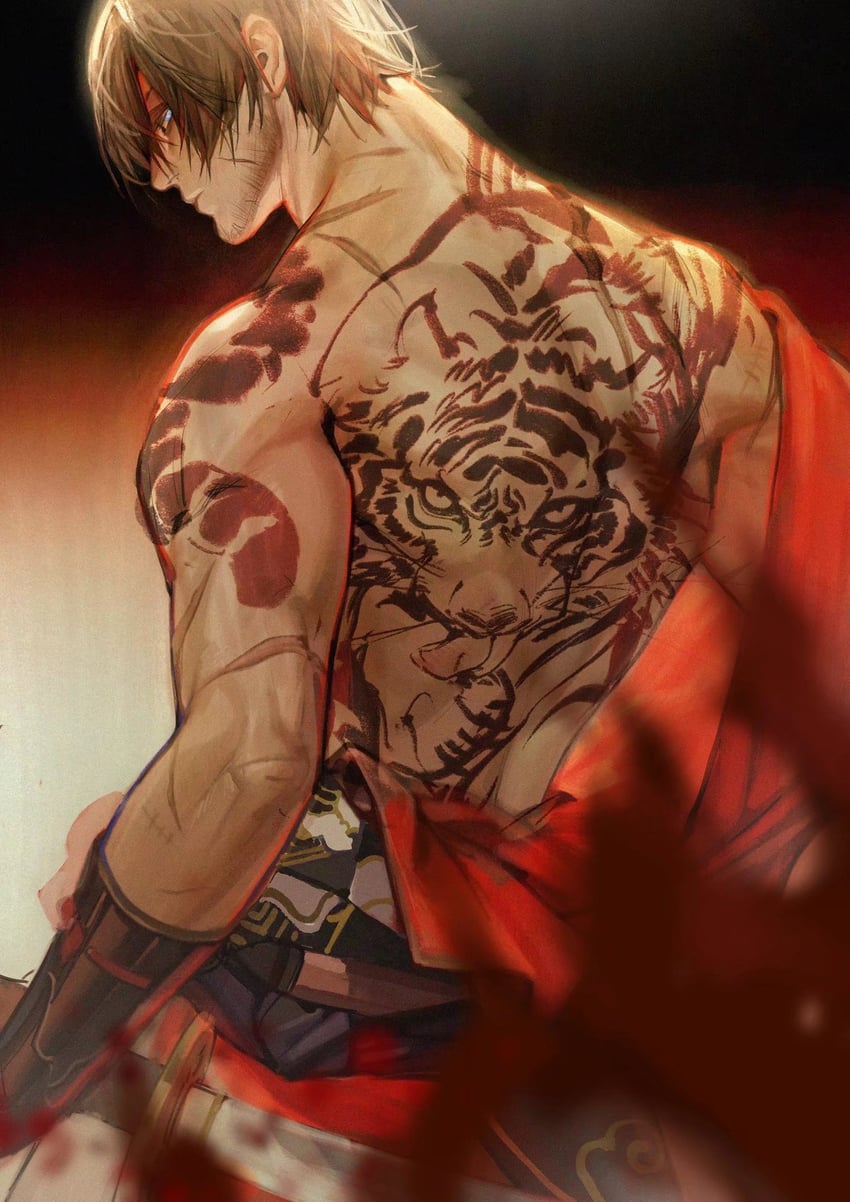 warrior of light and adventurer (final fantasy and 1 more) drawn by leojing4