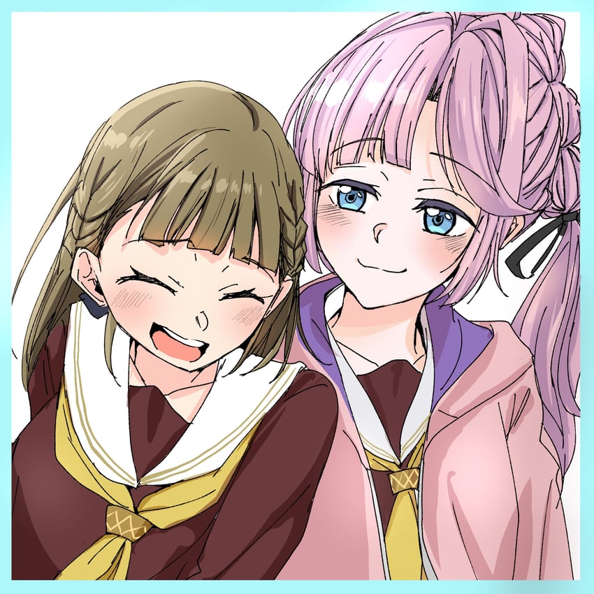 anyoji hime and kachimachi kosuzu (love live! and 1 more) drawn by onji_(dodosukebe)