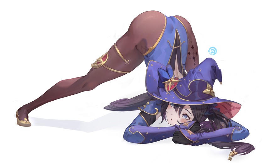 mona (genshin impact) drawn by ne.corn