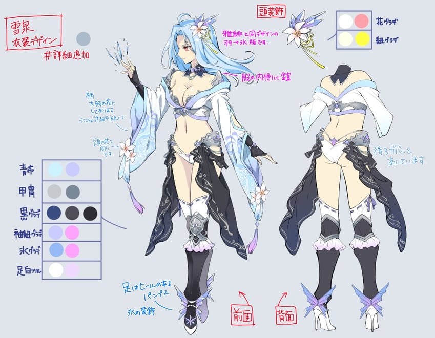 yumi (senran kagura and 2 more) drawn by yaegashi_nan
