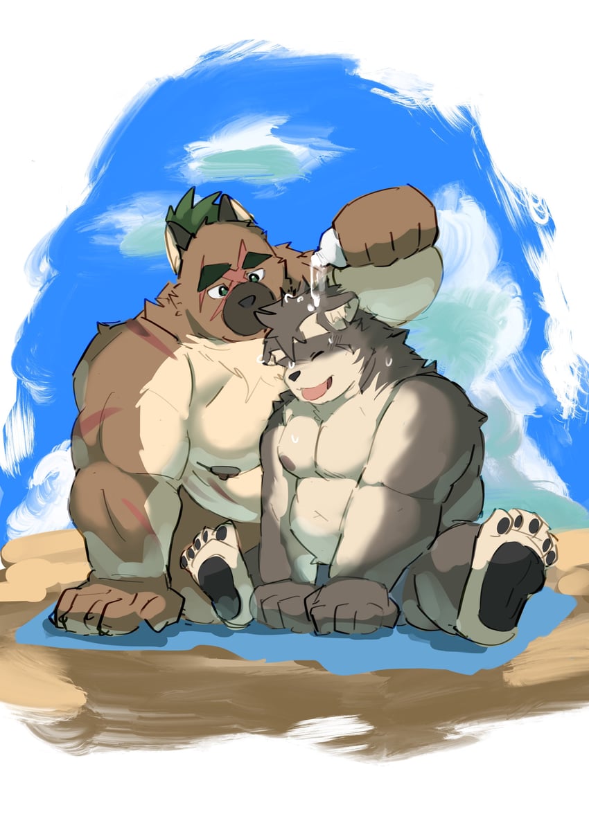 moritaka and yasuyori (tokyo afterschool summoners) drawn by sicily440