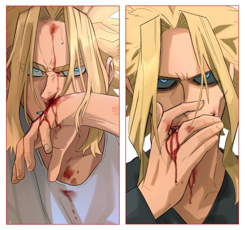 yagi toshinori (boku no hero academia) drawn by trevo_(trevoshere)