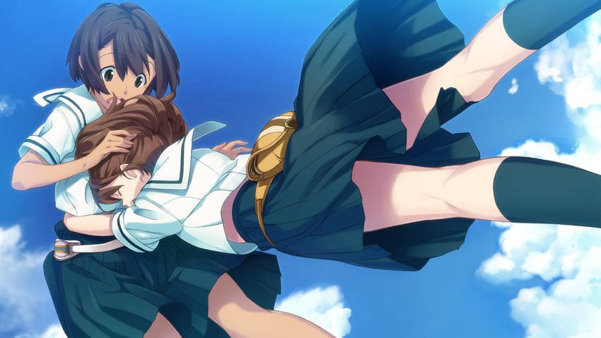 senomiya akiho and daitoku junna (robotics;notes) drawn by fukuda_tomonori