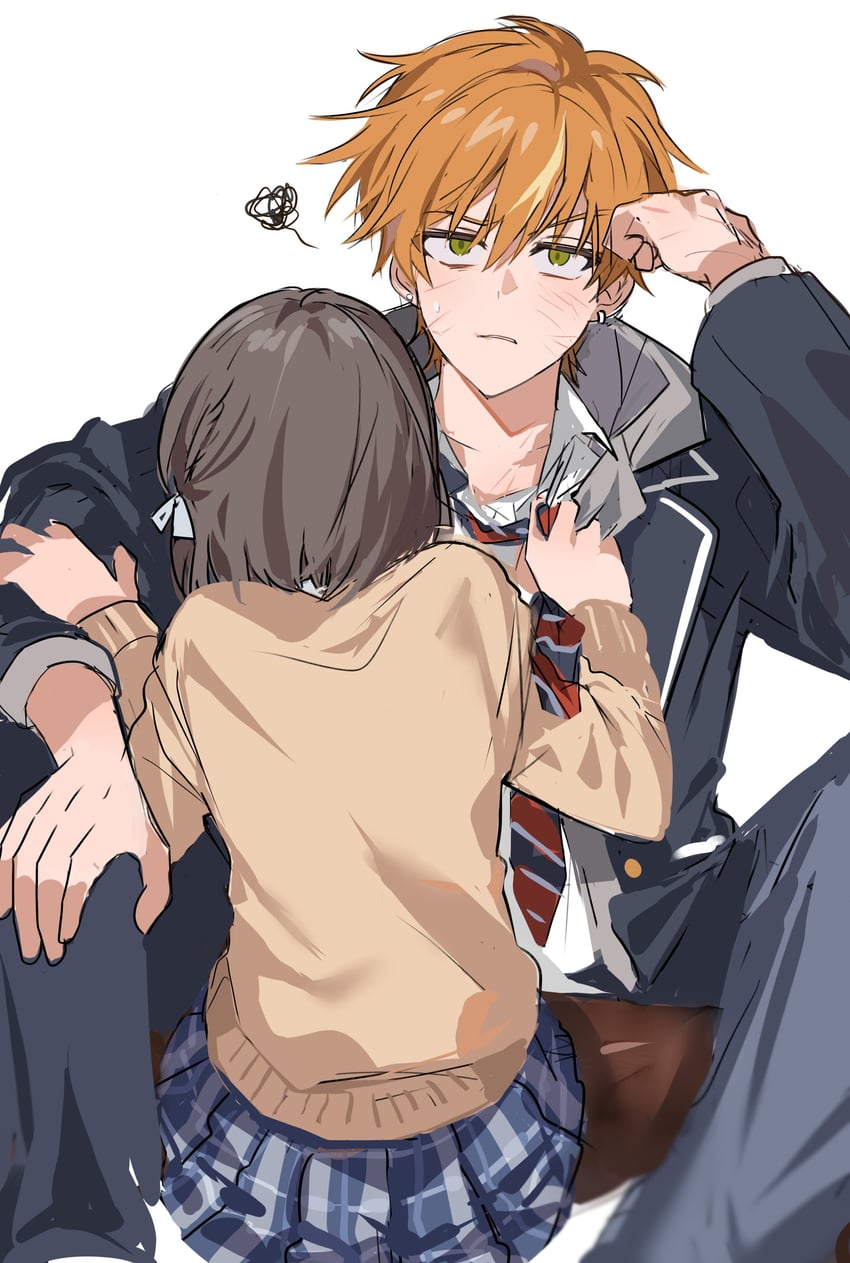shinonome ena and shinonome akito (project sekai) drawn by chu_yeon
