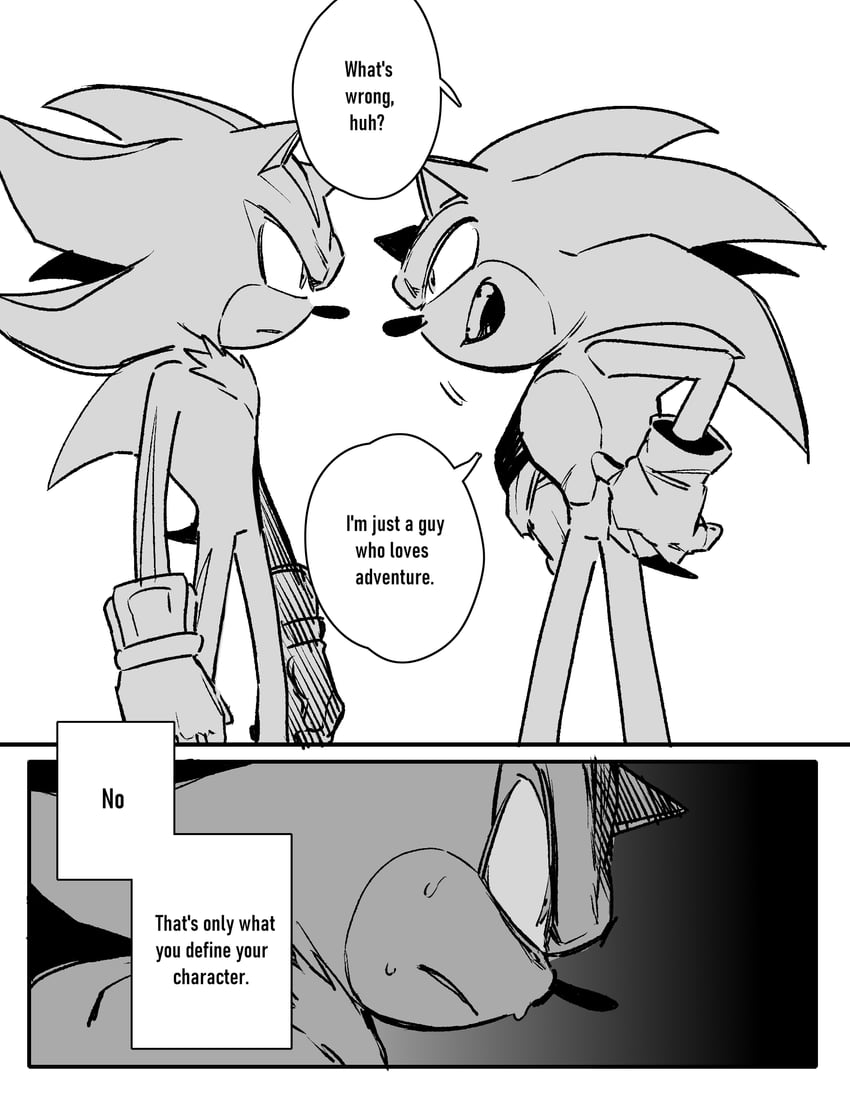 sonic the hedgehog and shadow the hedgehog (sonic) drawn by diamondx1704