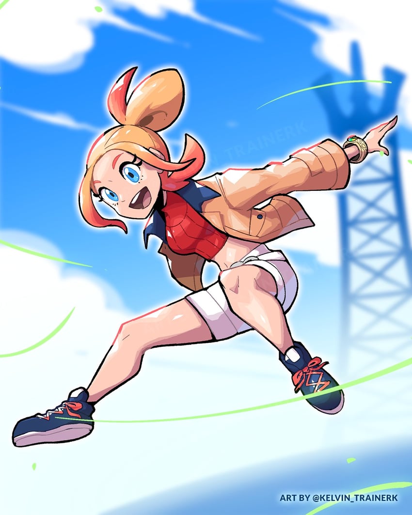taunie (pokemon and 1 more) drawn by kelvin-trainerk