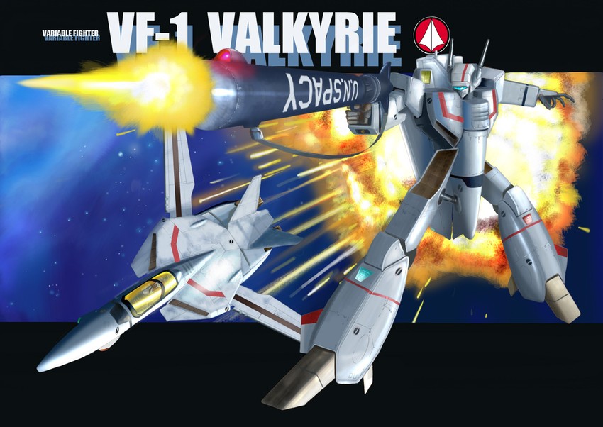 vf-1 and vf-1j (macross and 1 more) drawn by i.t.o_daynamics