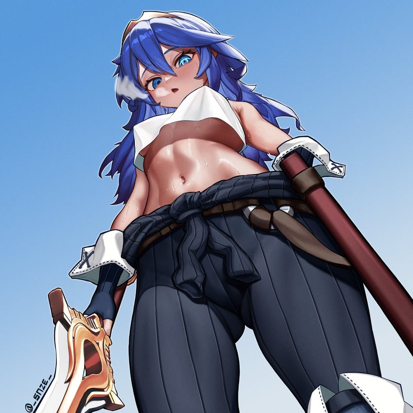 lucina (fire emblem and 1 more) drawn by sneeze_(snze)