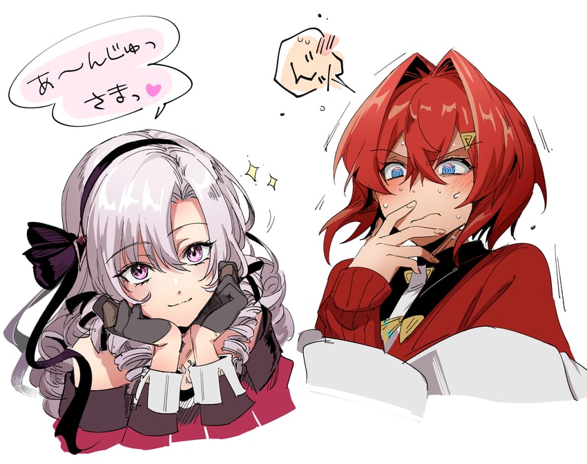 ange katrina and hyakumantenbara salome (nijisanji) drawn by nem_nemry