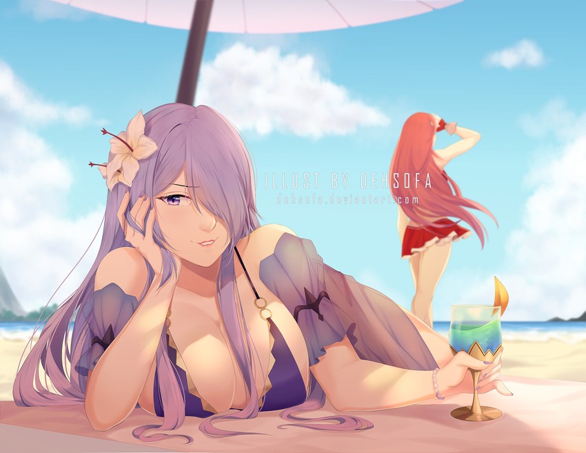 camilla and cordelia (fire emblem and 3 more) drawn by deh_sofa