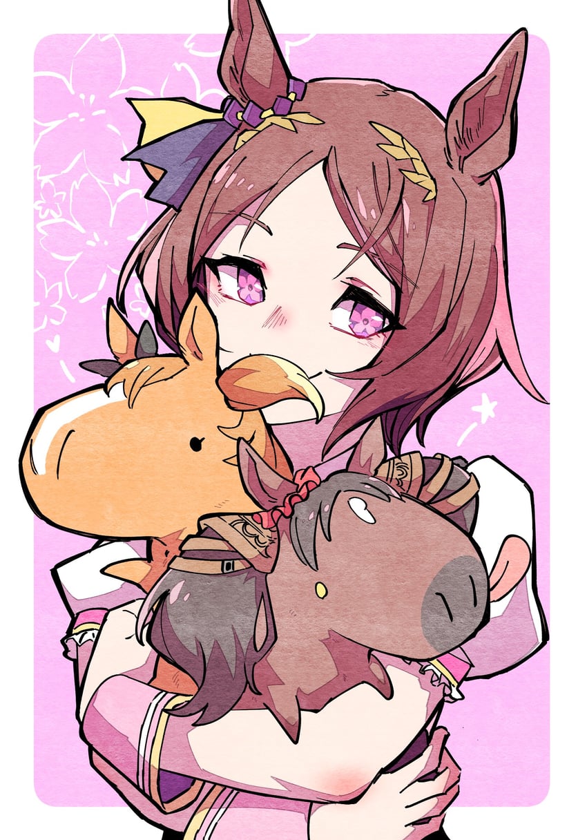 mayano top gun, sakura laurel, and marvelous sunday (umamusume) drawn by takatsuki_nato