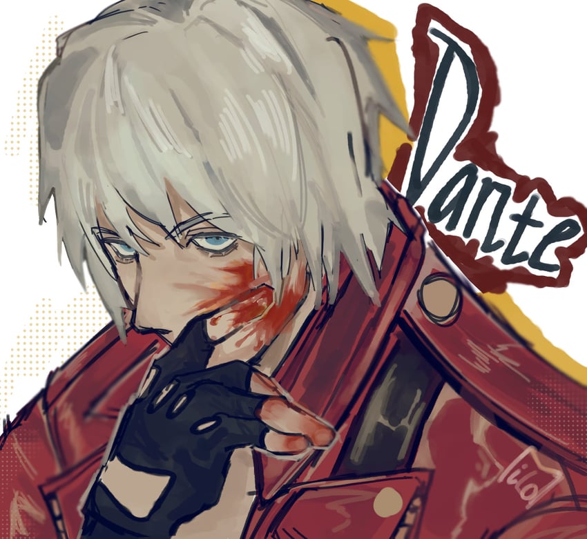 dante (devil may cry and 1 more) drawn by 10_9a5
