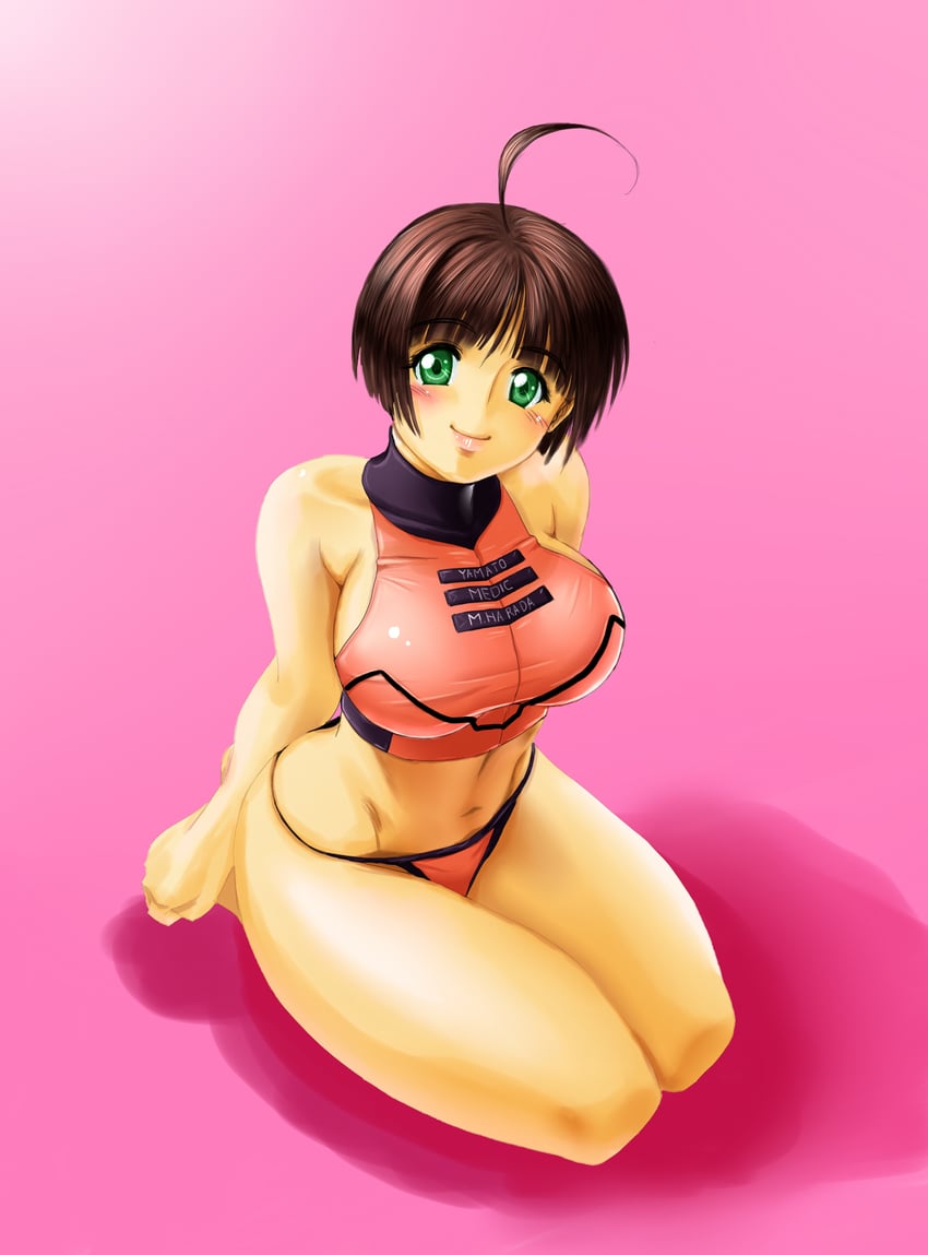 harada makoto (uchuu senkan yamato and 1 more) drawn by ookami_makoto