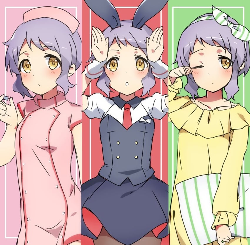 makabe mizuki (idolmaster and 1 more) drawn by mochigome_(ununquadium)
