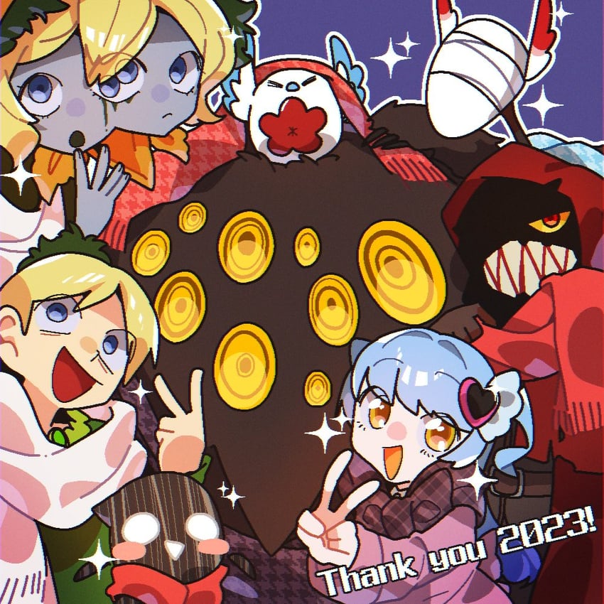 punishing bird, queen of hatred, big bird, little red riding hooded mercenary, judgement bird, and 2 more (project moon and 1 more) drawn by tomatomari