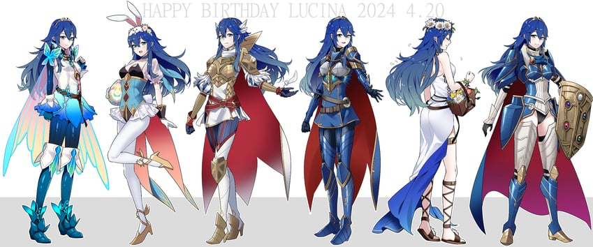 lucina (fire emblem and 2 more) drawn by ameno_(a_meno0)