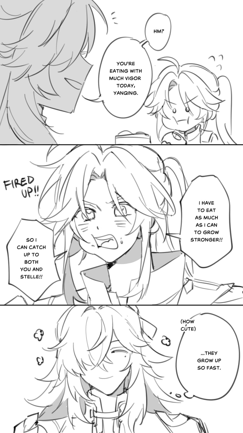 jing yuan and yanqing (honkai and 1 more) drawn by majunjuu