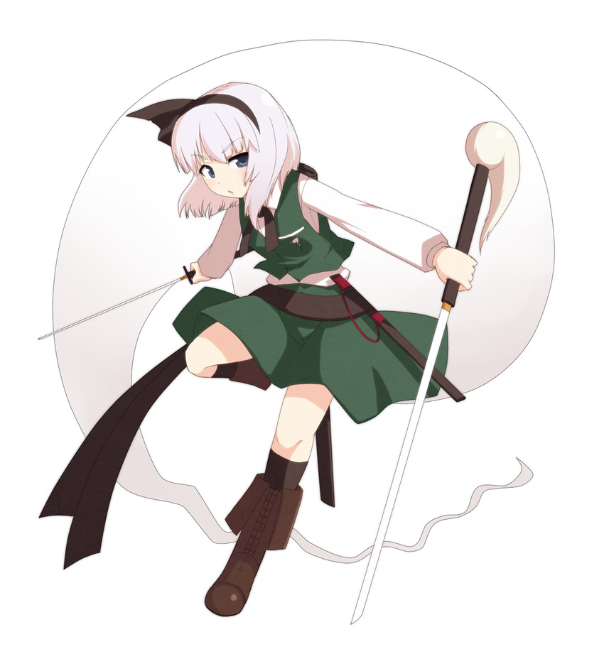 konpaku youmu (touhou) drawn by oyaji-sou