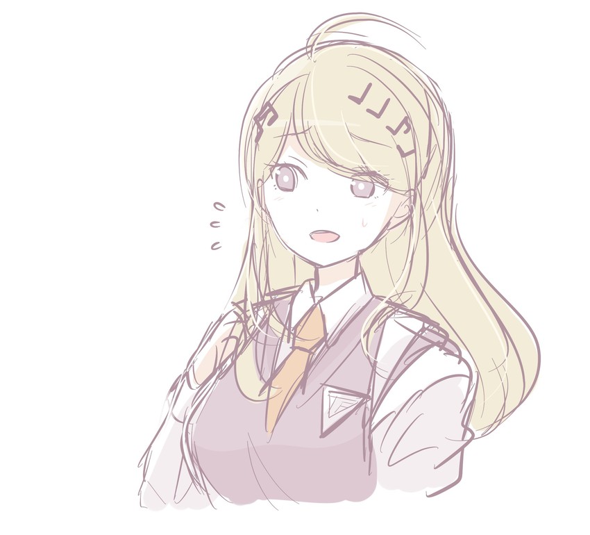 akamatsu kaede (danganronpa and 1 more) drawn by ottermochi