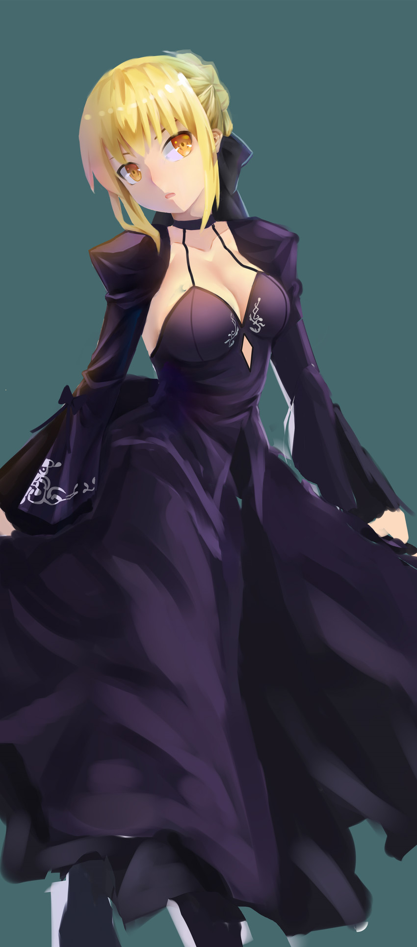 artoria pendragon and saber alter (fate and 2 more) drawn by gekka_hiyayuki