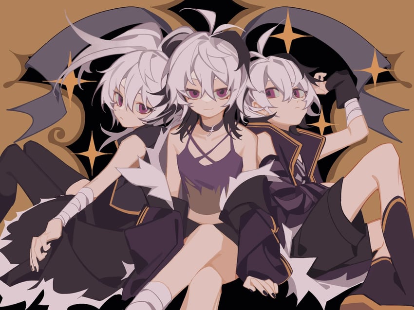 flower (vocaloid and 1 more) drawn by eight-b