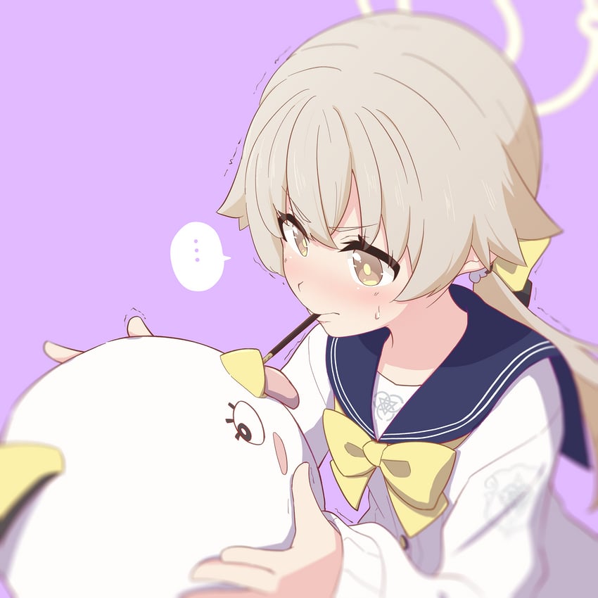 hifumi and peroro (blue archive) drawn by kyousuke_(orcein)