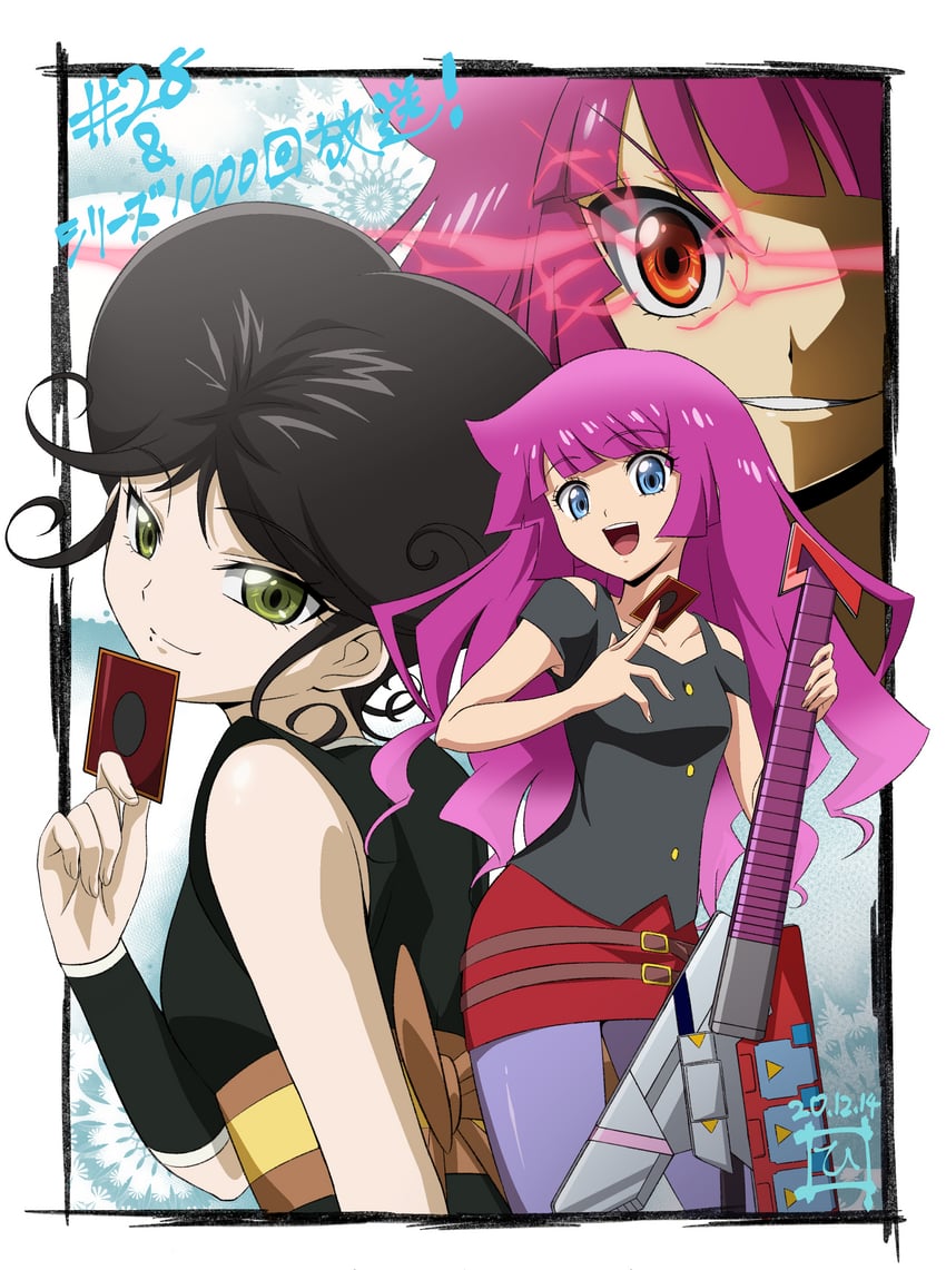 kirishima romin and maki sushiko (yu-gi-oh! and 1 more) drawn by hiroki_(vvkagerouvvr2)