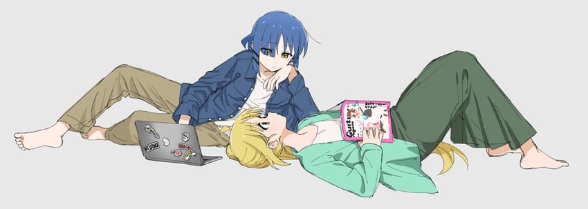 ijichi nijika and yamada ryo (bocchi the rock!) drawn by melodyguru