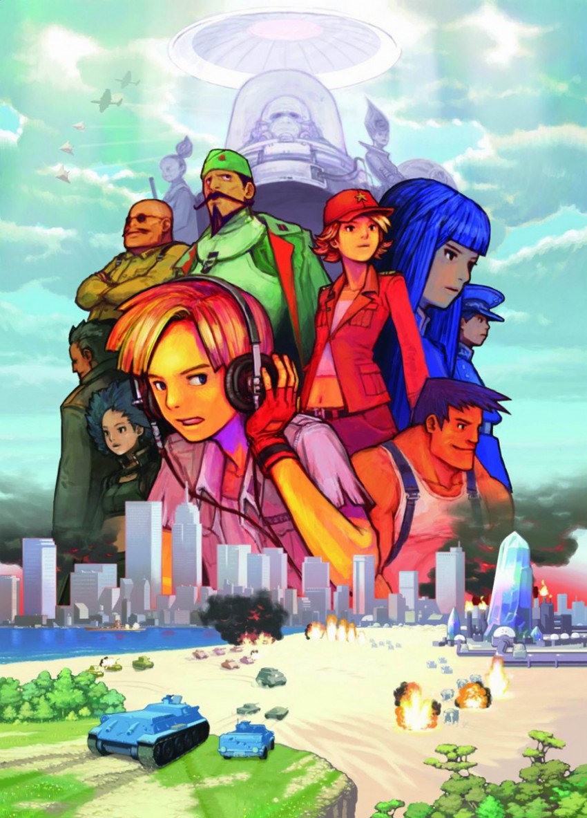 lash, max, sasha, rachel, hawke, and 8 more (advance wars and 1 more) drawn by hirata_ryou