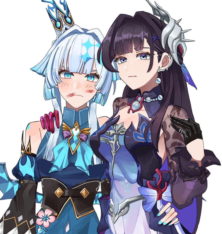 cerydra and hysilens (honkai and 1 more) drawn by capkal