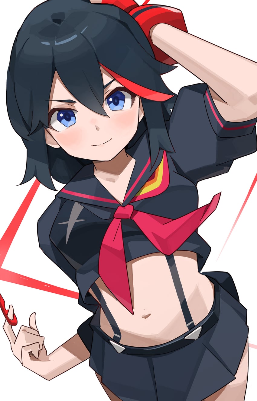 matoi ryuuko and senketsu (kill la kill) drawn by t-lex