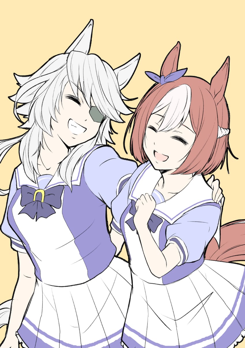 special week and queen beret (umamusume) drawn by inuken_(nicoseiga917125)