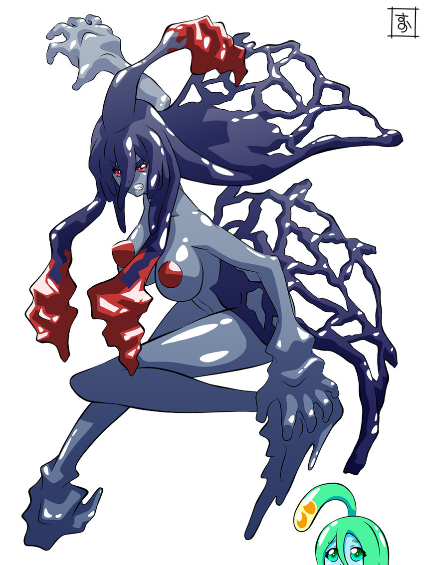 suu, black slime, and gu (monster musume no iru nichijou) drawn by s-now
