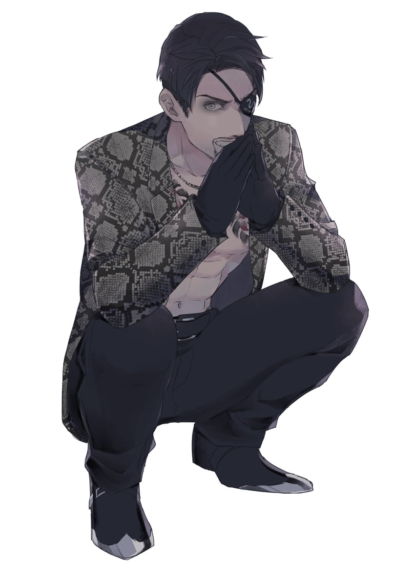 majima goro (ryuu ga gotoku) drawn by saki_(hxaxcxk)
