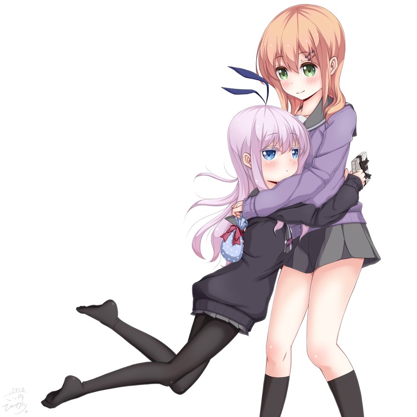 sengoku kamuri and tokura eiko (slow start) drawn by sainohikari