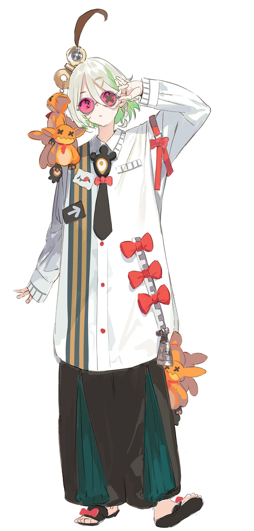 gigi murin and cecilia immergreen (hololive and 1 more) drawn by pako_(pakosun)