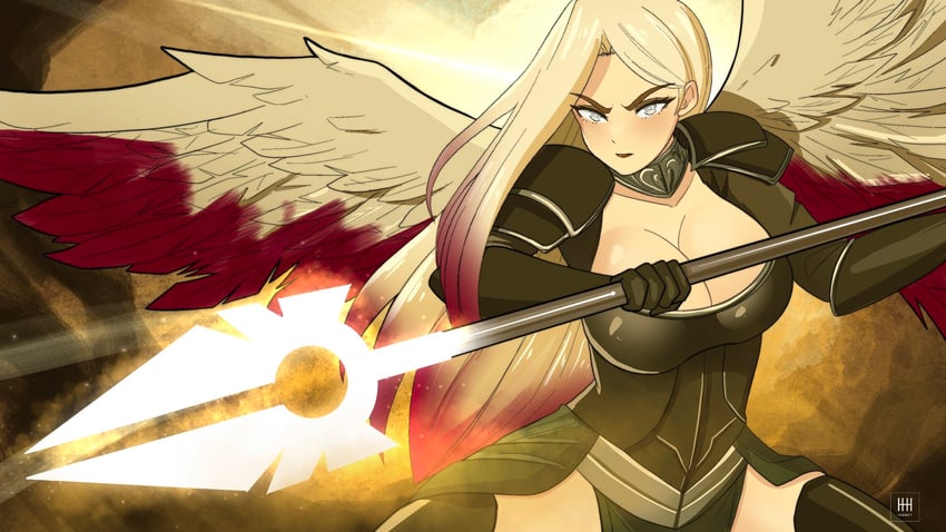 avacyn (magic: the gathering) drawn by ihsnet