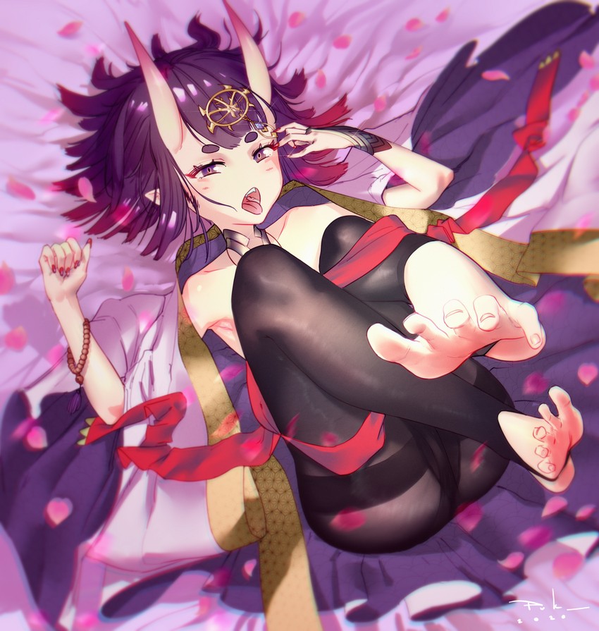shuten douji (fate and 1 more) drawn by puk_(higanbana_doujin)