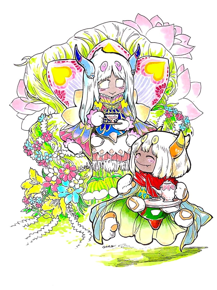 taranza, queen sectonia, and old friend (kirby and 1 more) drawn by norajiyuuchou
