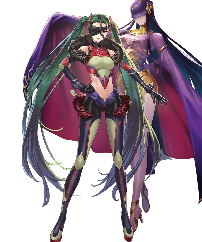 tharja and kurono kiria (fire emblem and 2 more) drawn by cuboon