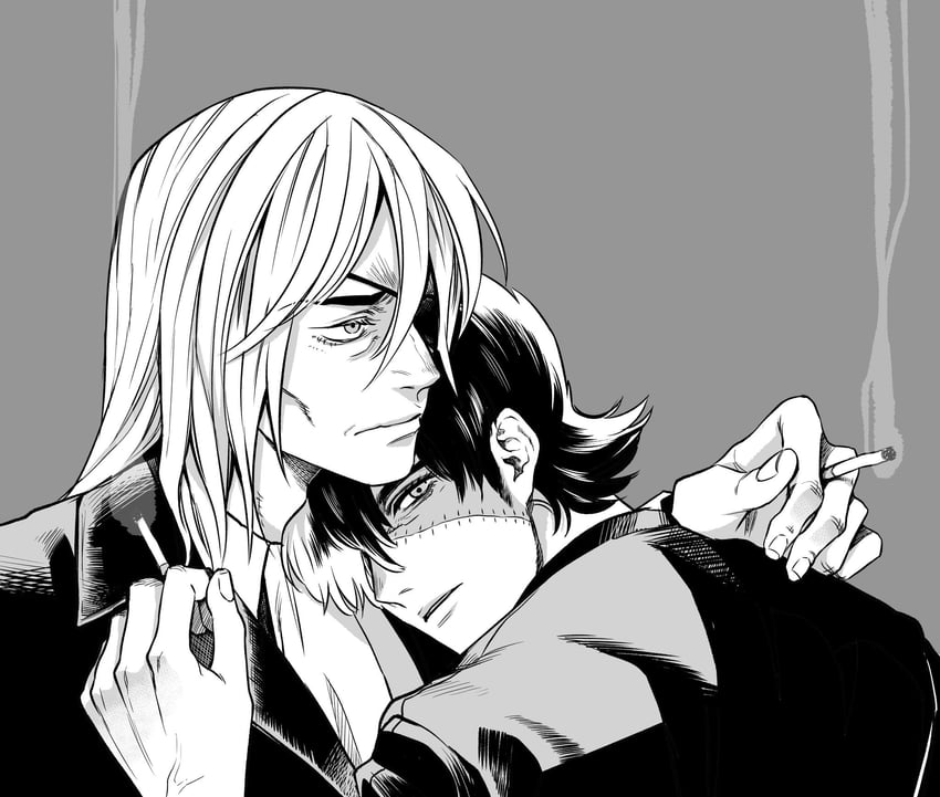 black jack and kiriko (black jack) drawn by demo_(kuso_demodori)