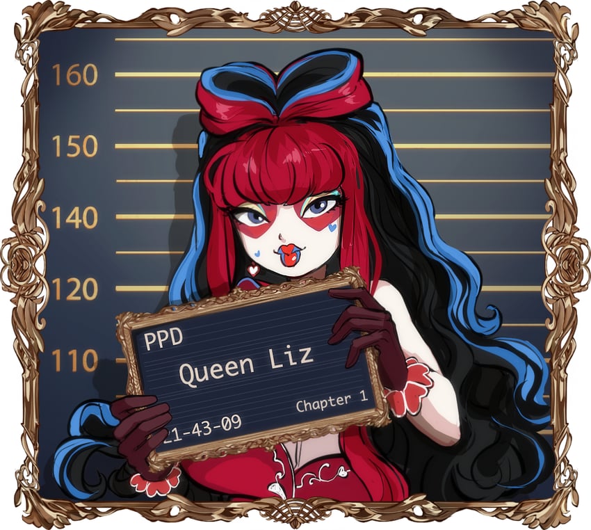 queen liz (fairytale police hoe department) drawn by idoraad