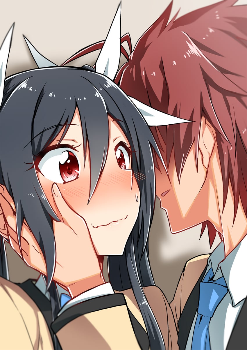 tsube aika and mitsuka souji (ore twintail ni narimasu) drawn by yuto_(dialique)