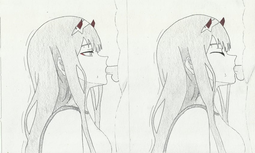 zero two (darling in the franxx) drawn by mudokon_02